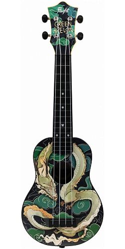 Flight TUS-Jade Dragon Укулеле Travel, подписная.