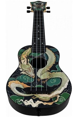 Flight TUS-Jade Dragon Укулеле Travel, подписная.